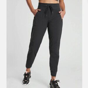 Athleta Trekkie North Jogger Pants Charcoal Gray Drawstring Pockets Size 8